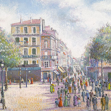 Marseille La Cannebière by H. Claude Pissarro