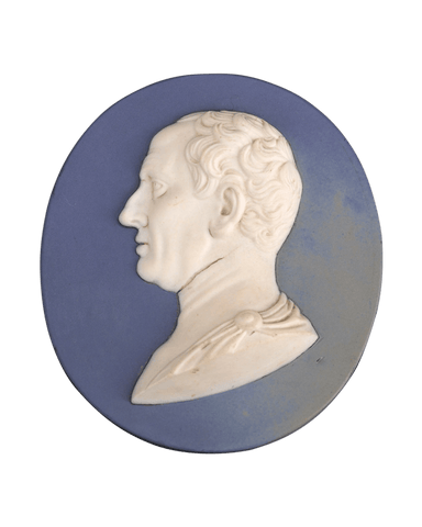 Wedgwood & Bentley Blue Jasper Medallion of Solon