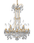 A grand 24-light crystal chandelier by the legendary firm of Baccarat