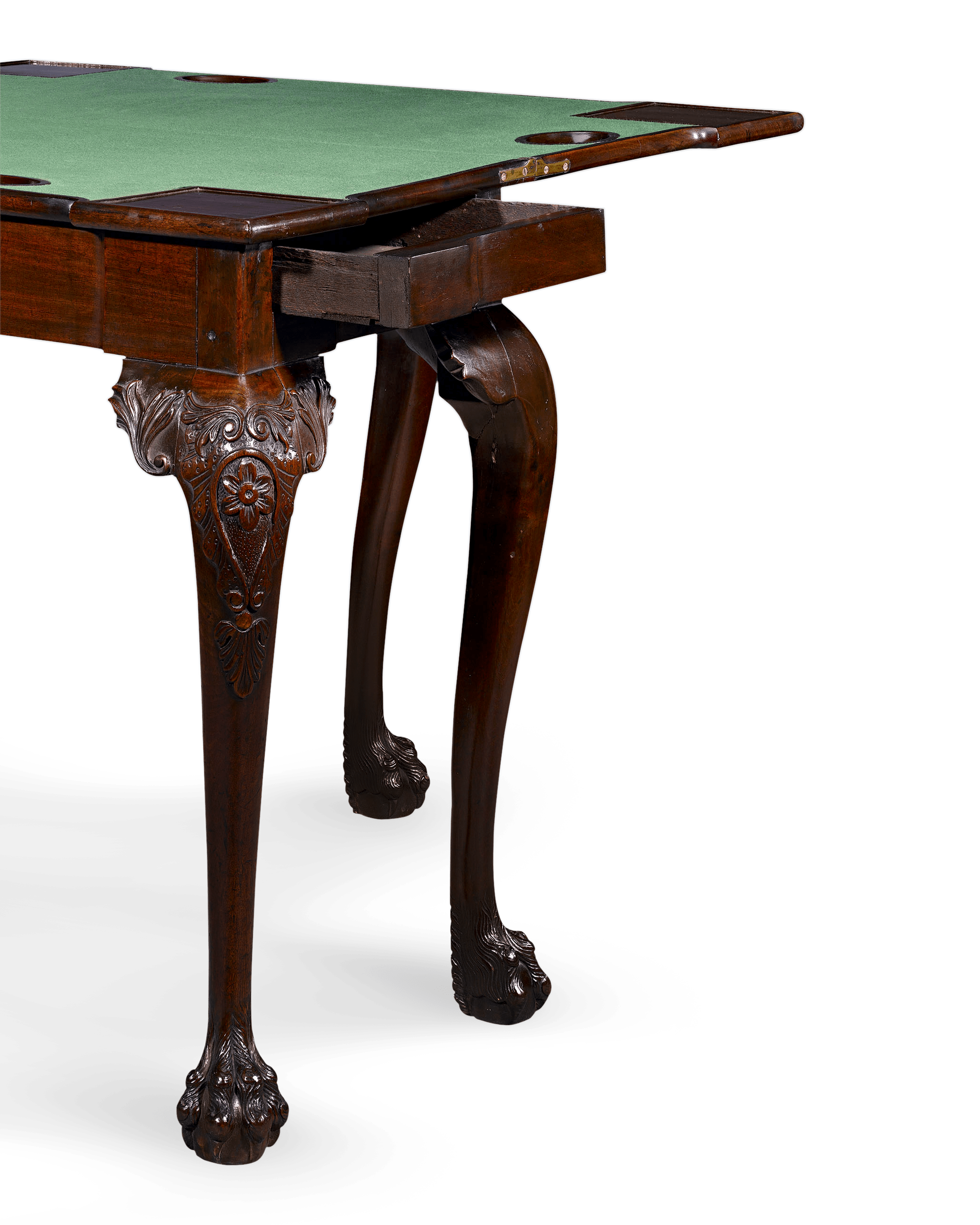 18th-Century Mahogany Irish Games Table