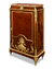 This exquisite French linen press showcases the 19th-century interpretation of the Louis XIV style