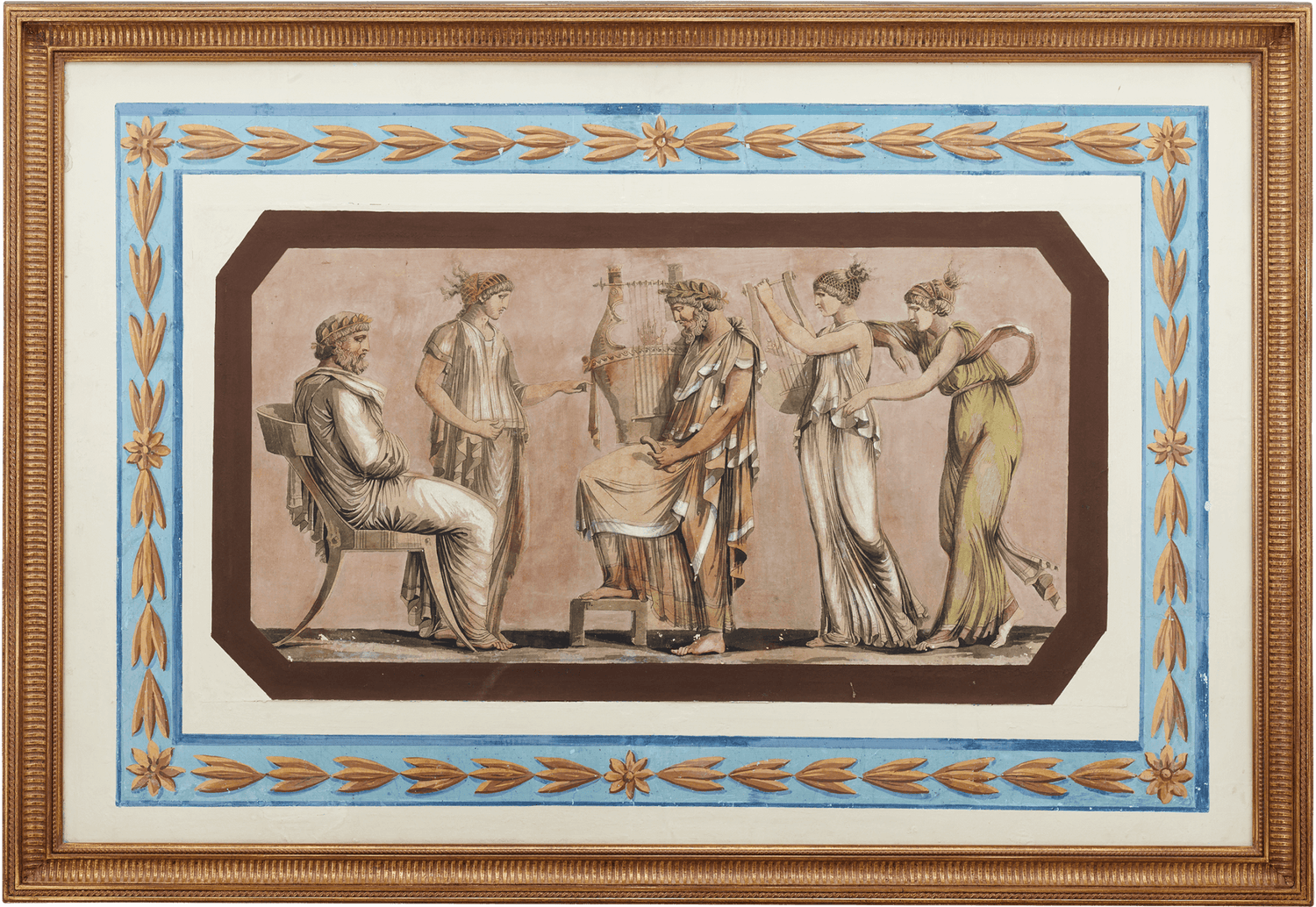 Italian Panel of Orpheus and Eurydice