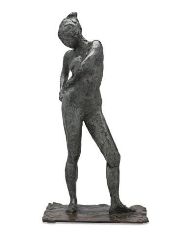 Dancer Fastening the String of Her Tights by Edgar Degas