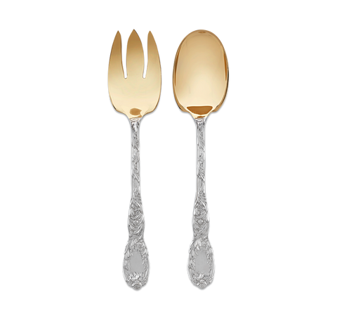 Tiffany & Co. Chrysanthemum Salad Servers