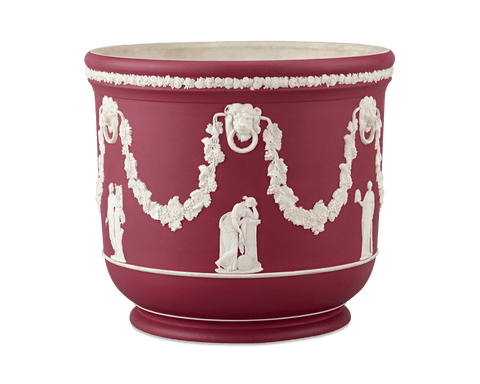 Wedgwood Crimson Jasper Jardinière