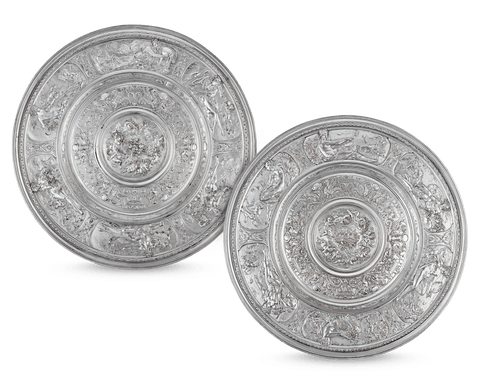 The Seasons Decorative Chargers by Elkington & Co.