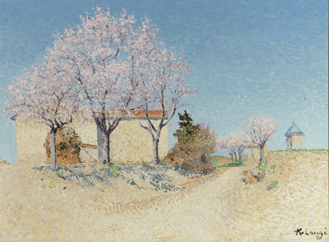 Almond Trees in Spring by Achille Laugé