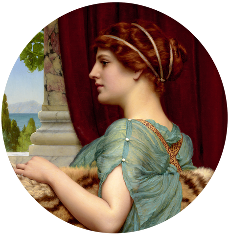 A Pompeian Lady by John William Godward