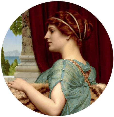 A Pompeian Lady by John William Godward
