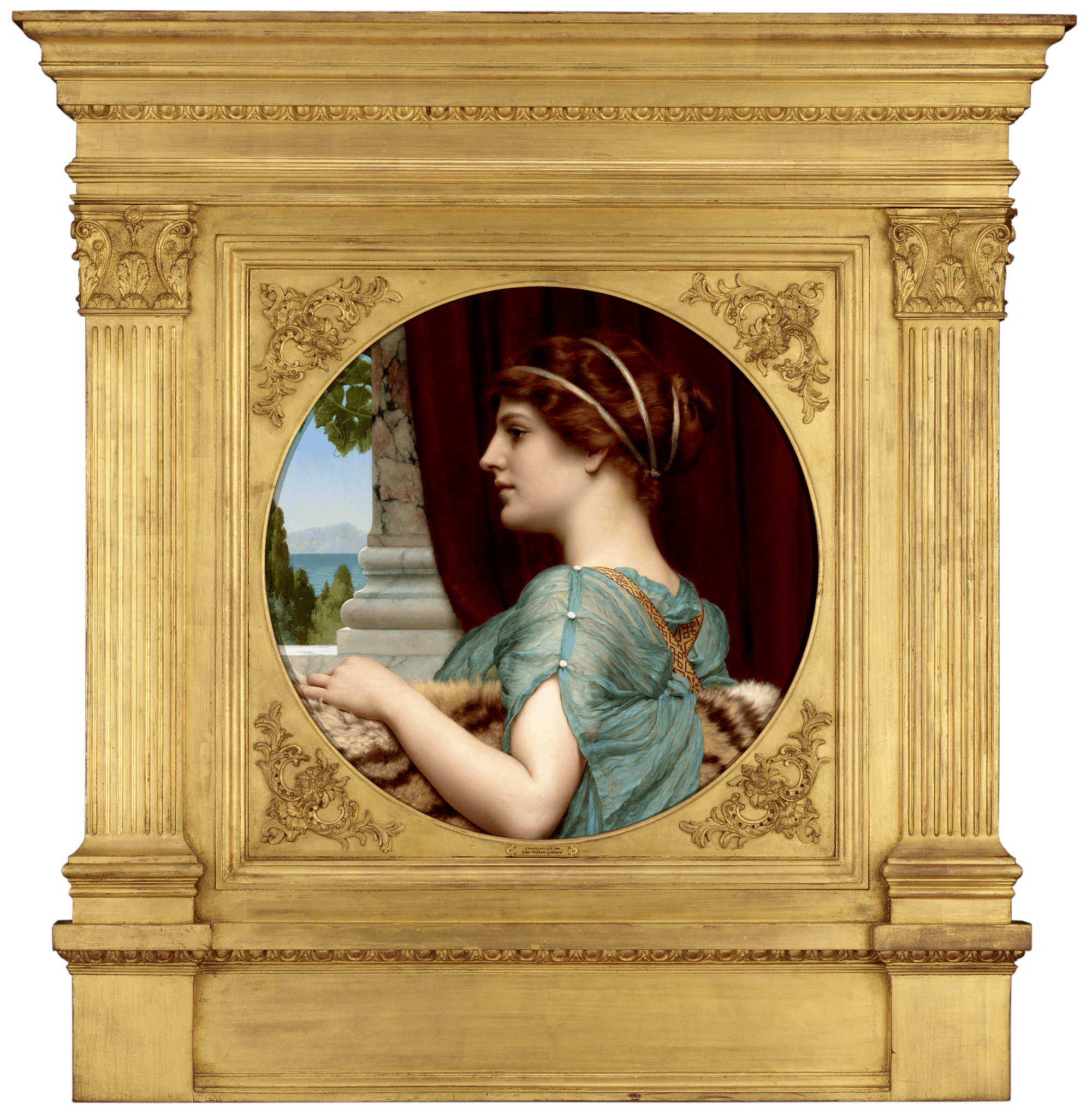 A Pompeian Lady by John William Godward
