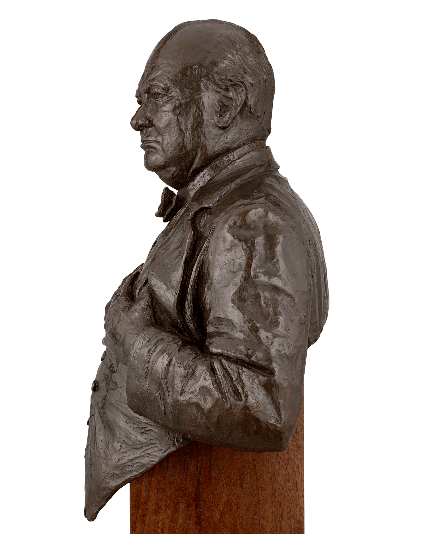 Churchill Bronze Bust by Vivien Mallock 9/12