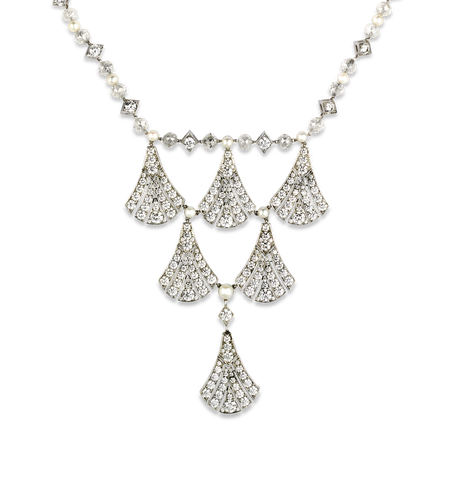 Tiffany & Co. Diamond Lavalier Necklace, 45.64 Carats