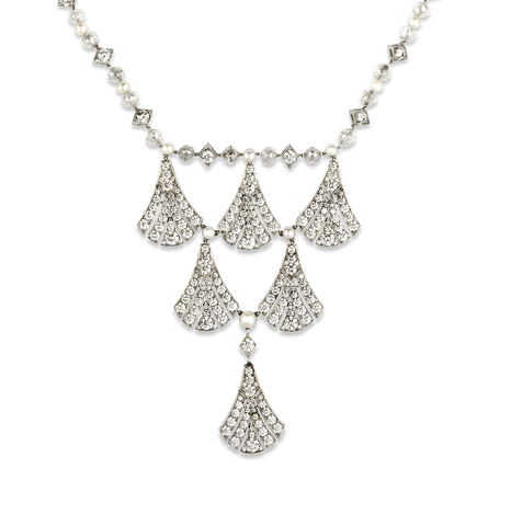 Tiffany & Co. Diamond Lavalier Necklace, 45.64 Carats