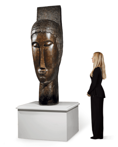 Tête de cariatide by Amedeo Modigliani