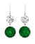 Raymond Yard Demantoid Garnet Earrings, 8.79 Carats