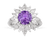 Purple Sapphire Ring, 2.53 Carats