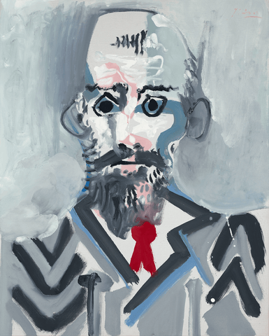 Buste d'homme barbu by Pablo Picasso