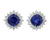 Tanzanite Earrings, 17.92 Carats