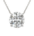 White Diamond Pendant, 11.52 Carat