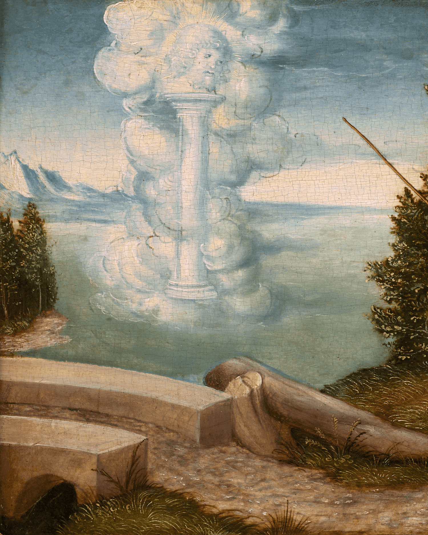 Moses and the Pillar of Cloud by Lucas Cranach the Elder and Studio