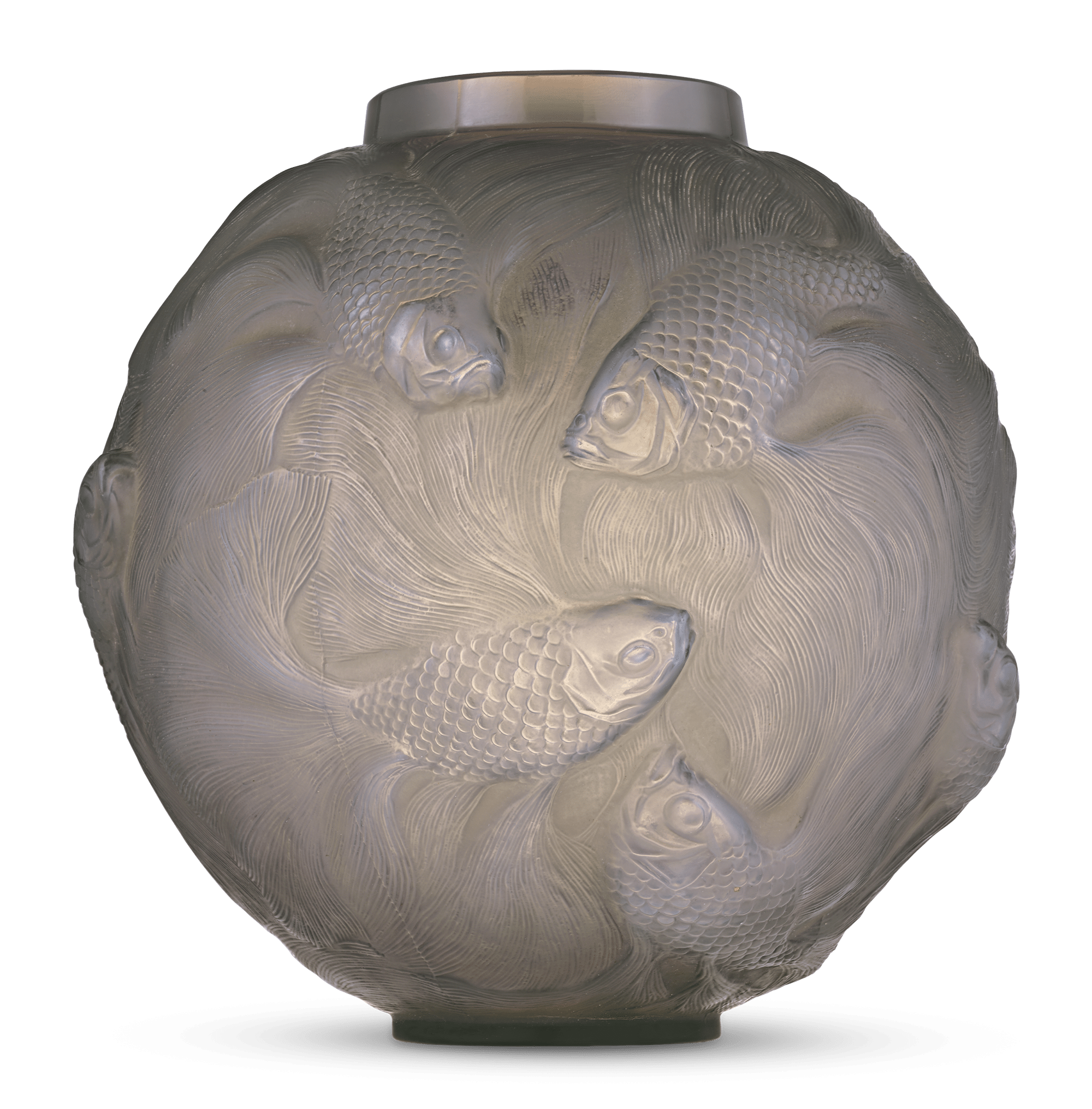 René Lalique Opalescent Formose Vase