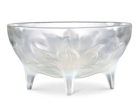 René Lalique Lys Footed Bowl