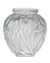 René Lalique Sauterelles Frosted Glass Vase