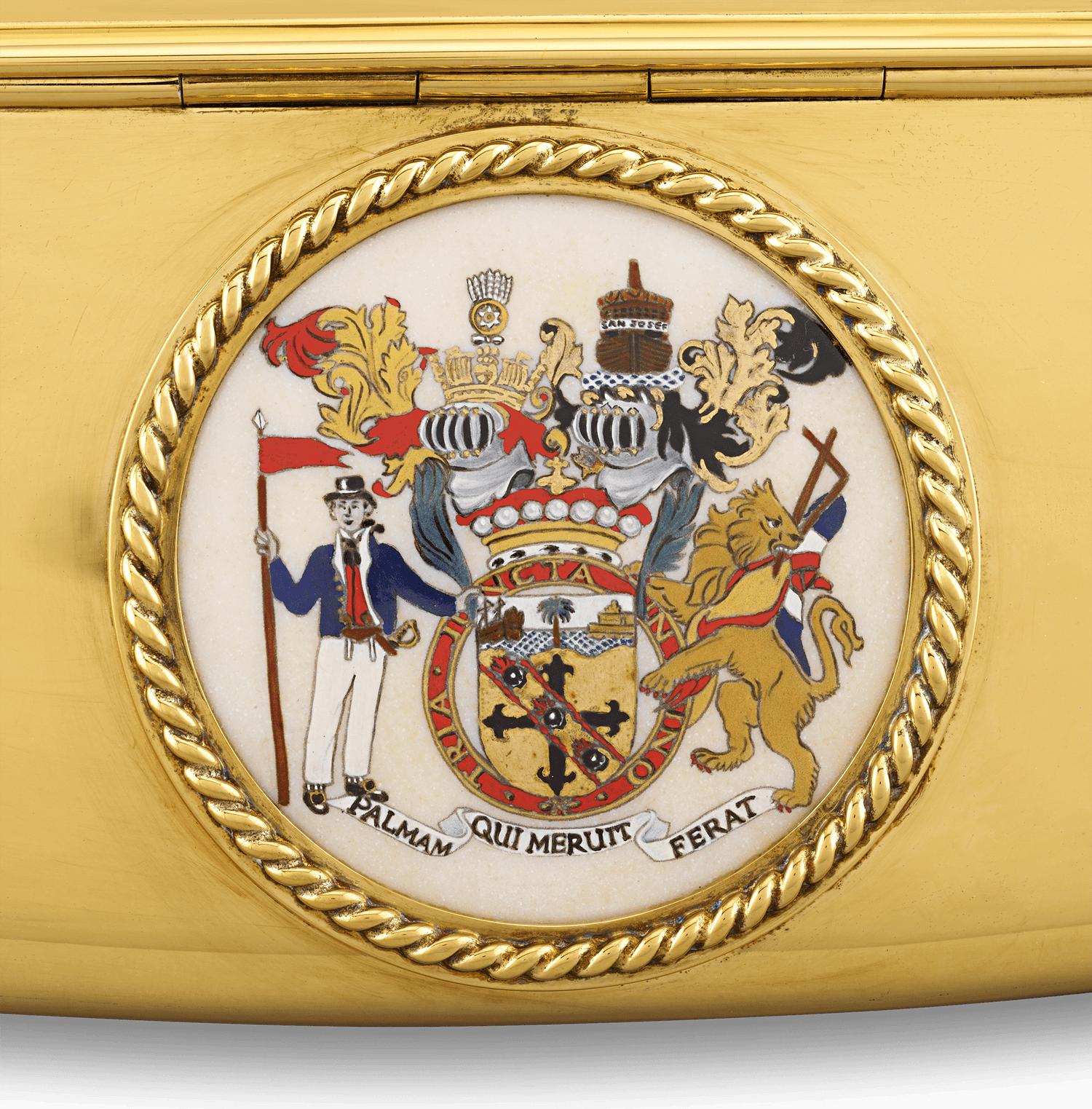 Battle of Trafalgar Bicentennial Silver-Gilt Casket