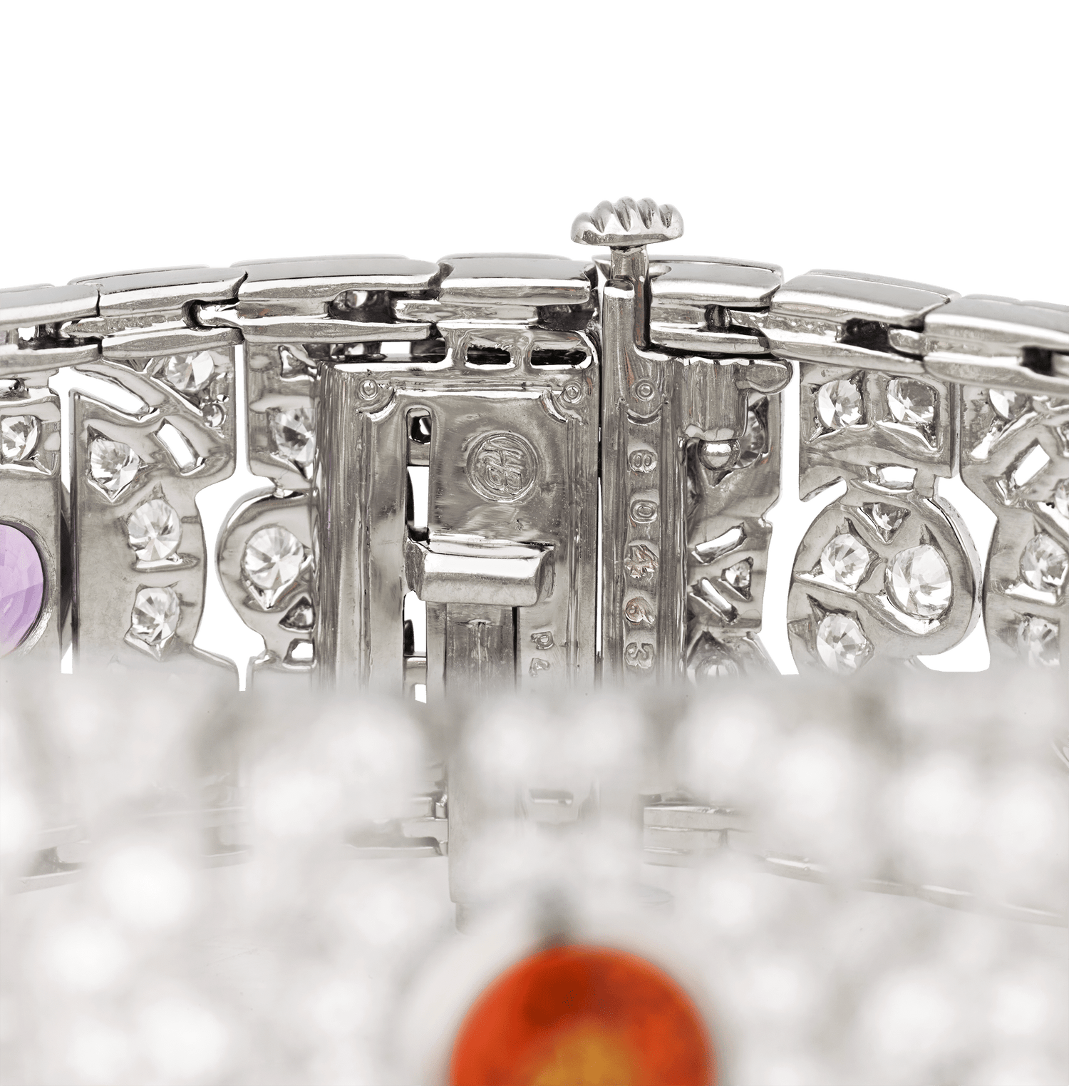 Oscar Heyman Multi-Color Sapphire Bracelet, 8.69 Carats