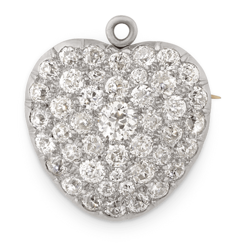 Tiffany & Co. Diamond Heart Pendant, 4.00 Carats
