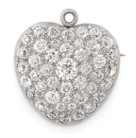 Tiffany & Co. Diamond Heart Pendant, 4.00 Carats