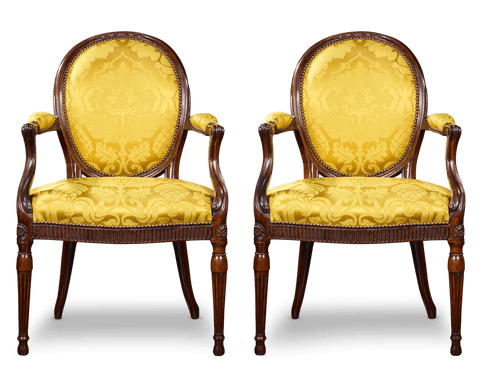 Pair of Thomas Chippendale Armchairs