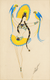 Grand ara bleu et jaune by Erté