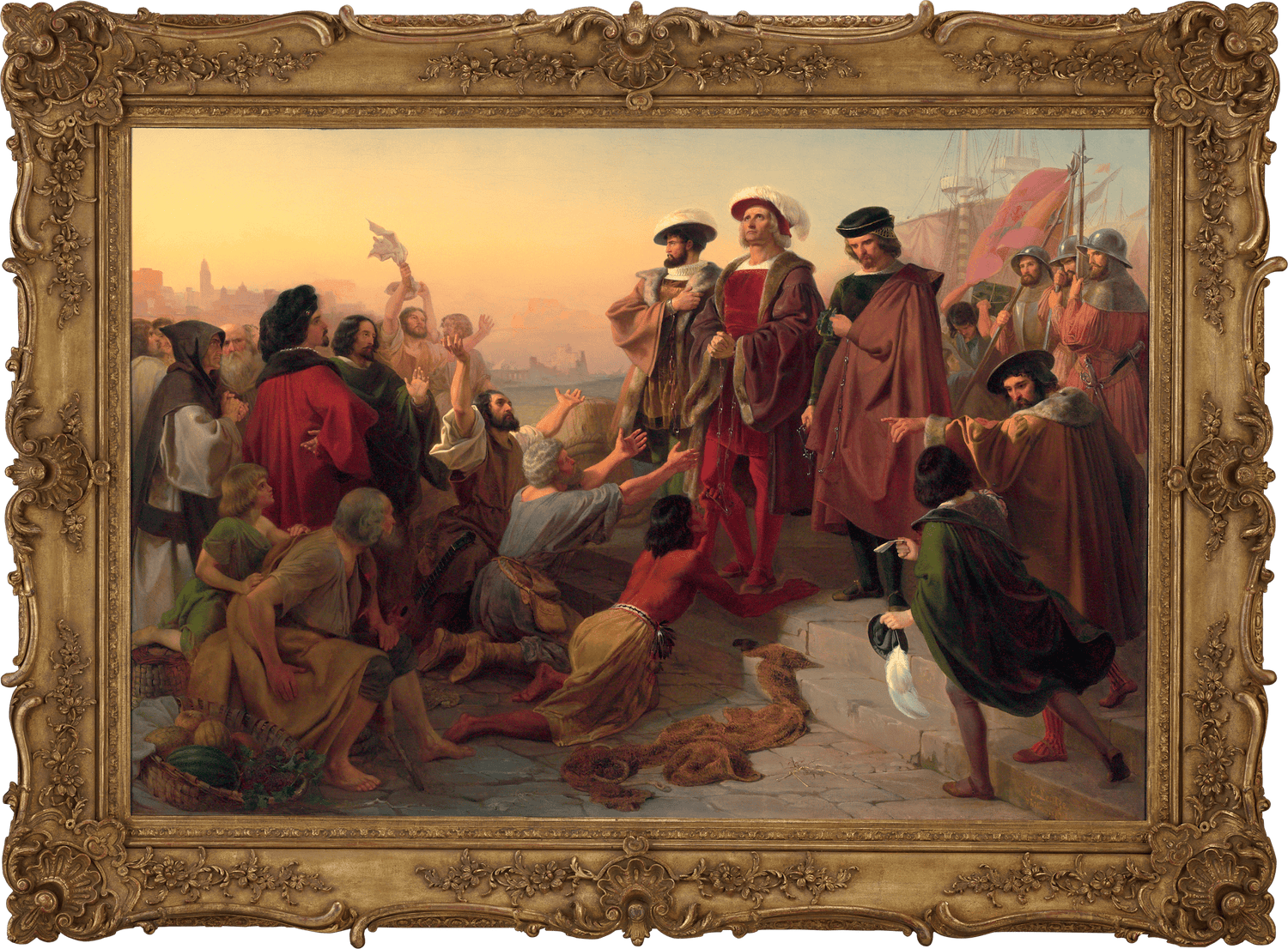 Return of Columbus in Chains to Cadiz by Emanuel Leutze