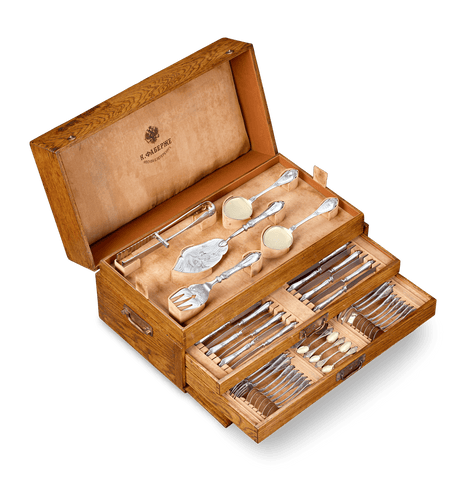 Fabergé Silver Flatware Service