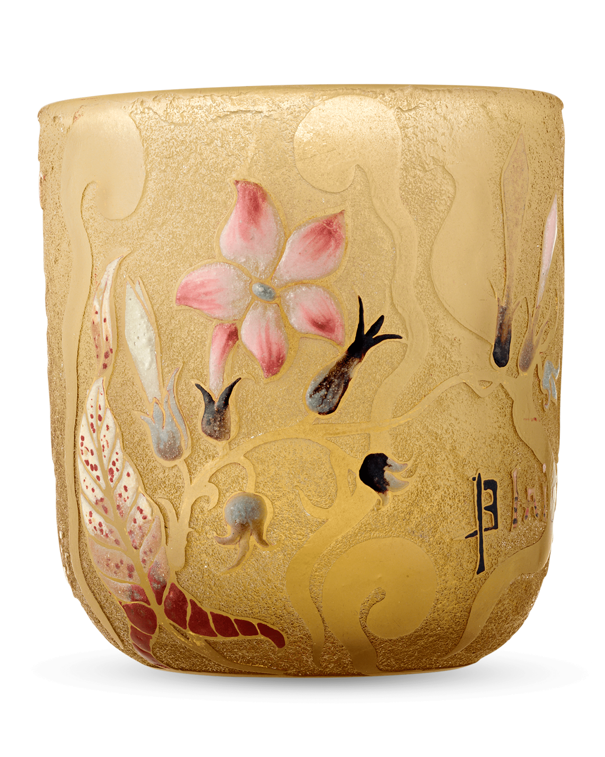 Gallé Art Nouveau Vase