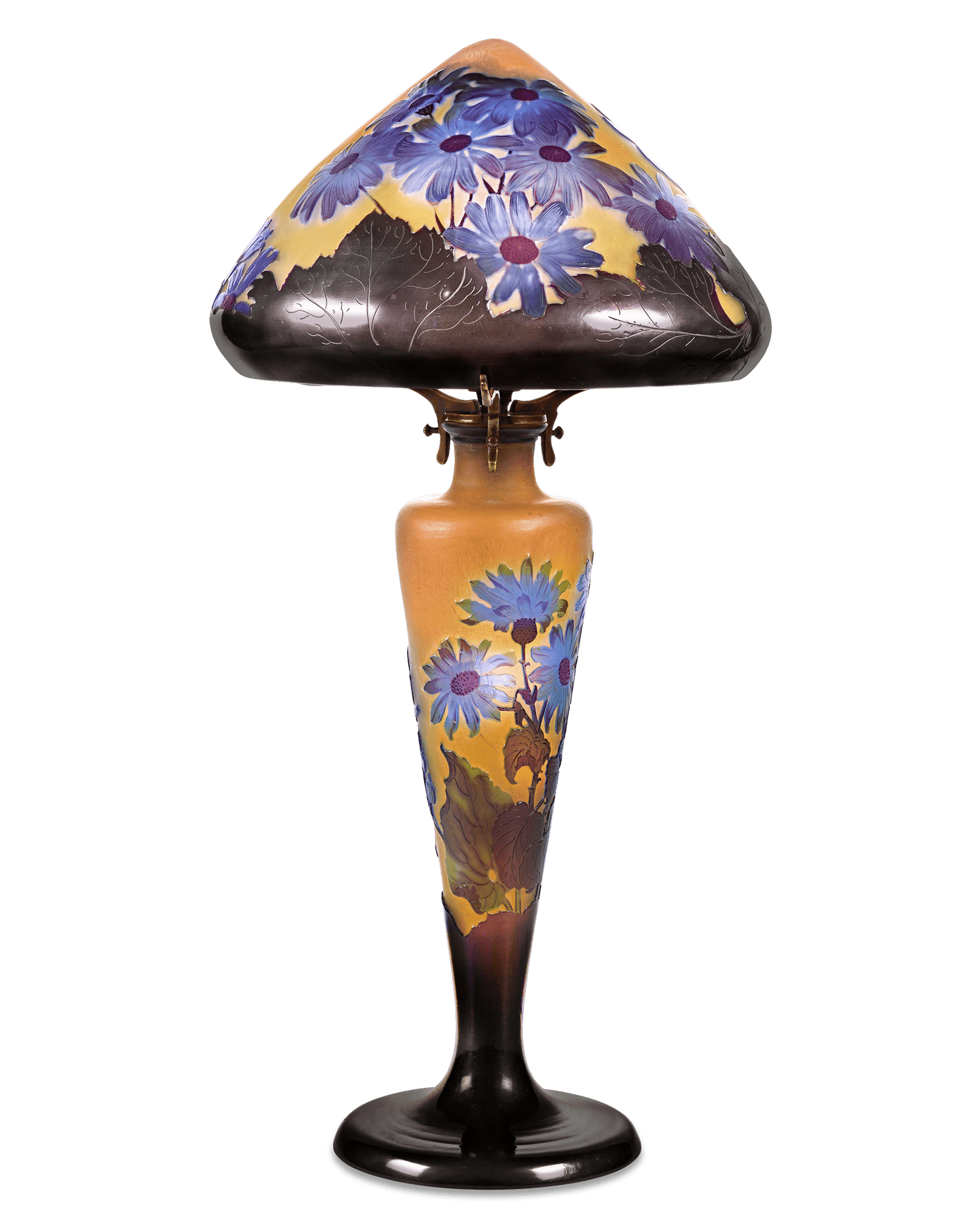 Gallé Cameo Glass Table Lamp