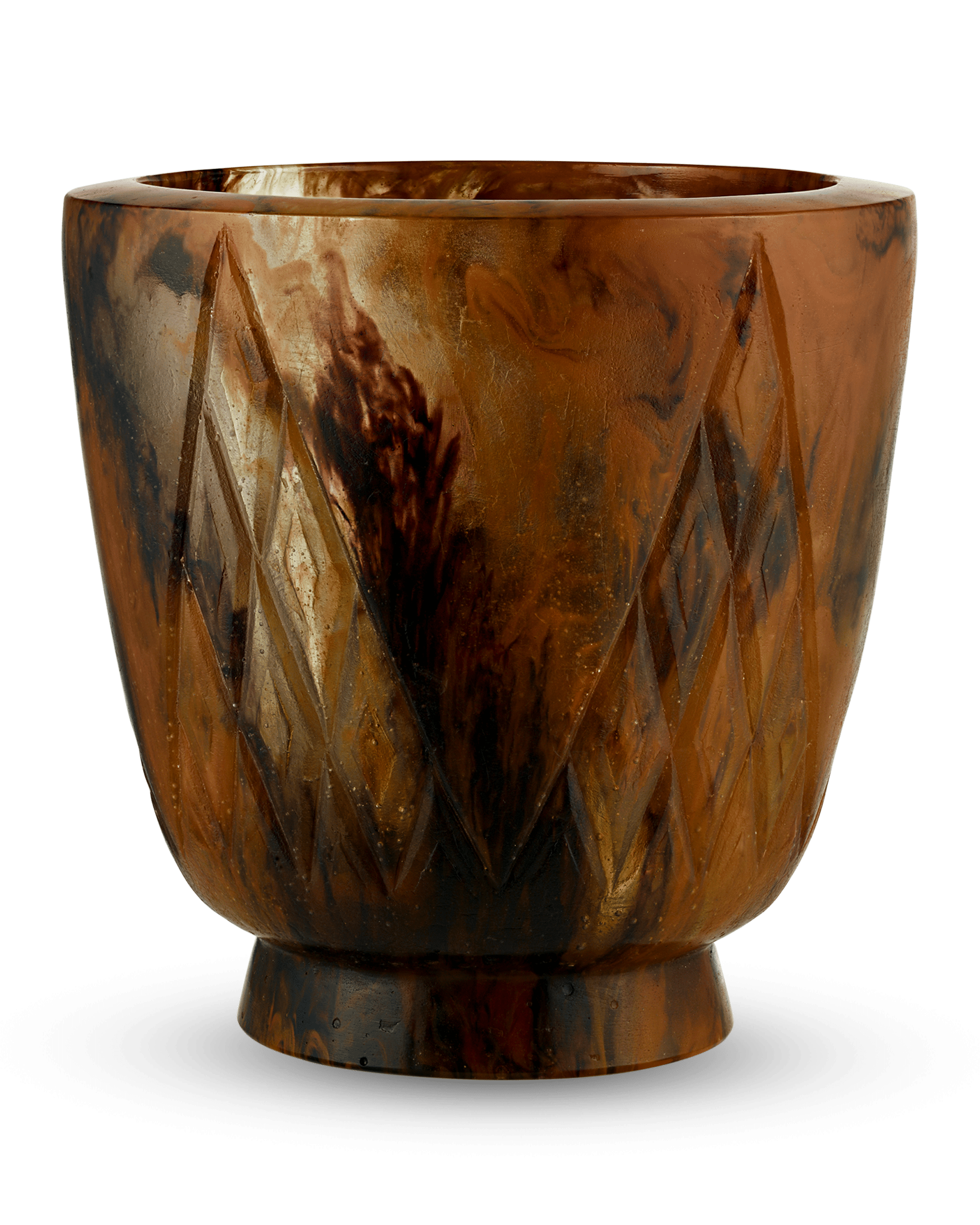 Pâte-de-cristal Vase by François-Emile Décorchement