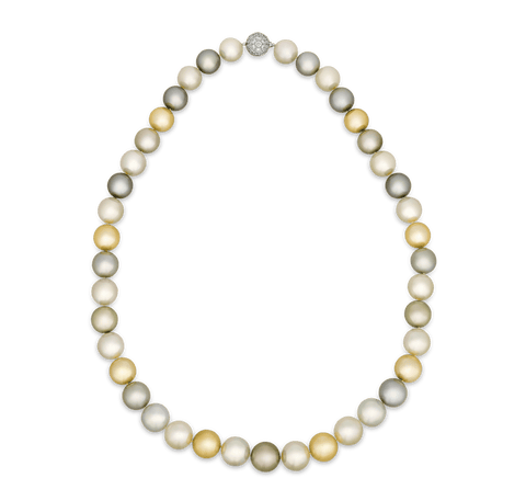 Tiffany & Co. Multicolor South Sea Pearl Necklace