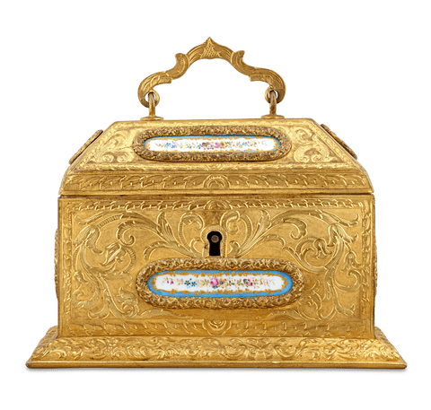 Sèvres Porcelain and Bronze Box