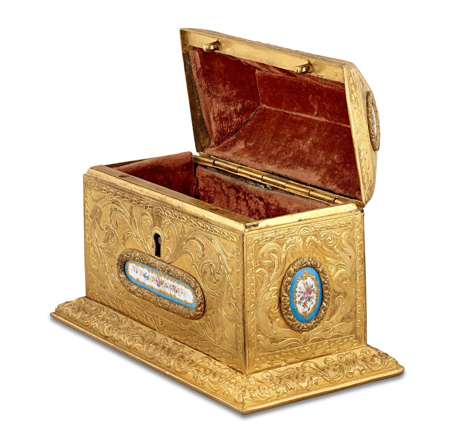 Sèvres Porcelain and Bronze Box