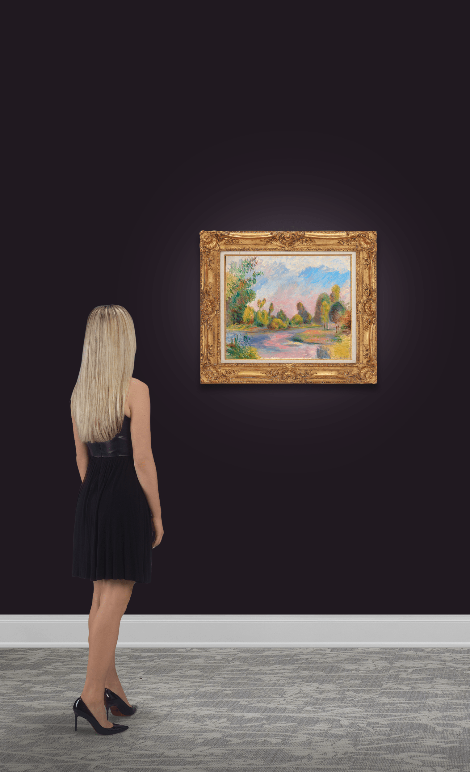 Au bord de la rivière by Pierre-Auguste Renoir