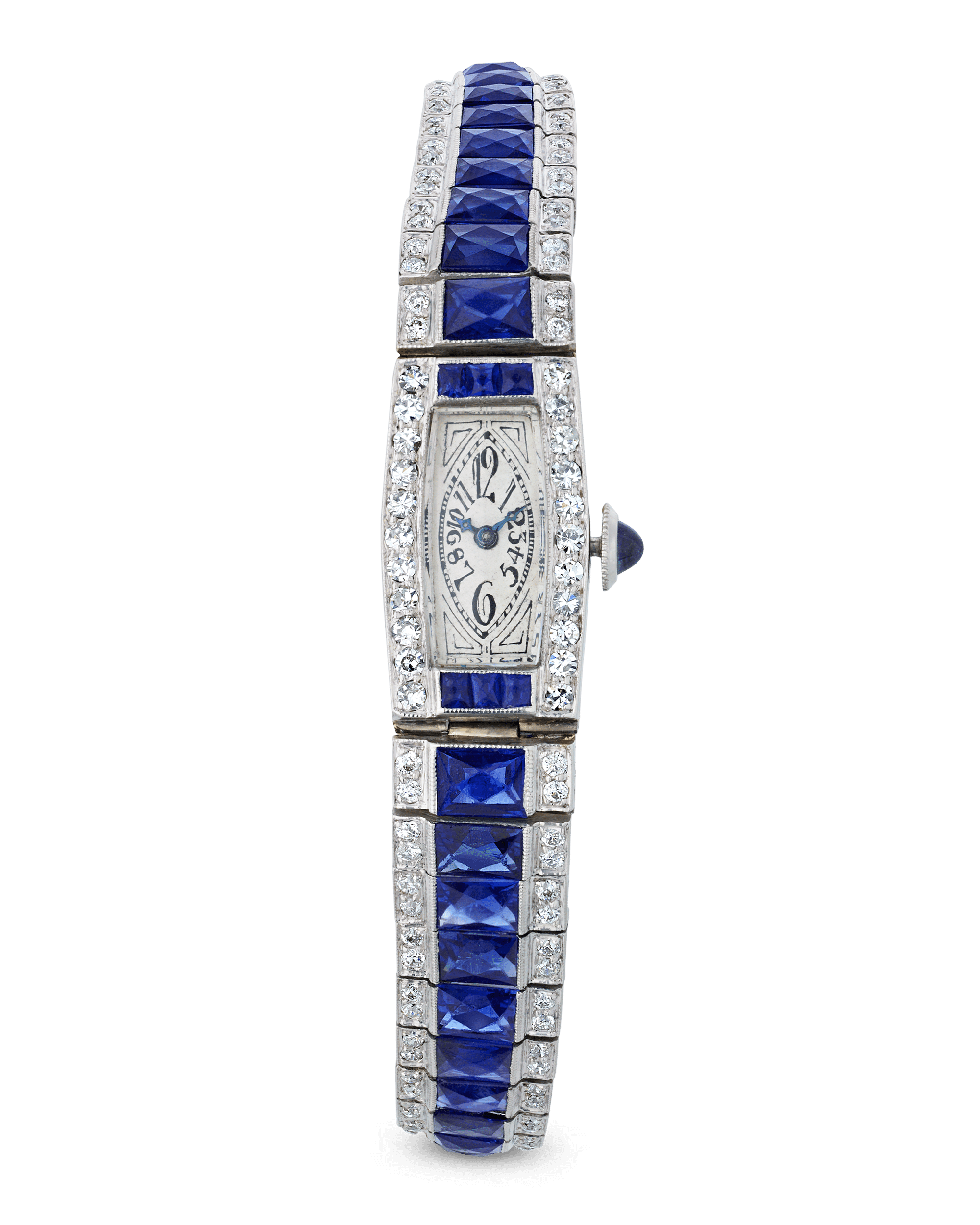 Tiffany & Co. Blue Sapphire and Diamond Watch