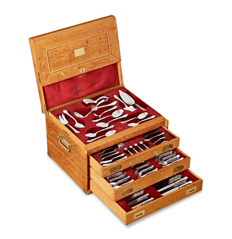 Tiffany & Co. Florentine Flatware Service, 202 Pieces