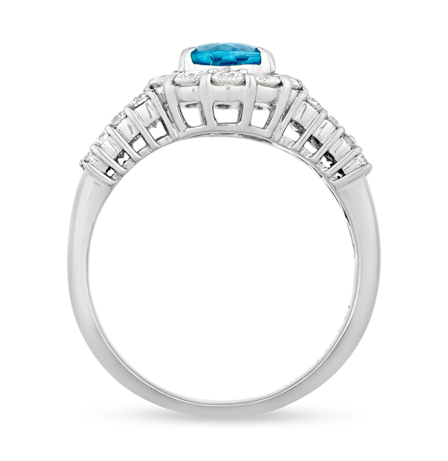 Brazilian Paraiba Ring, 1.01 carats