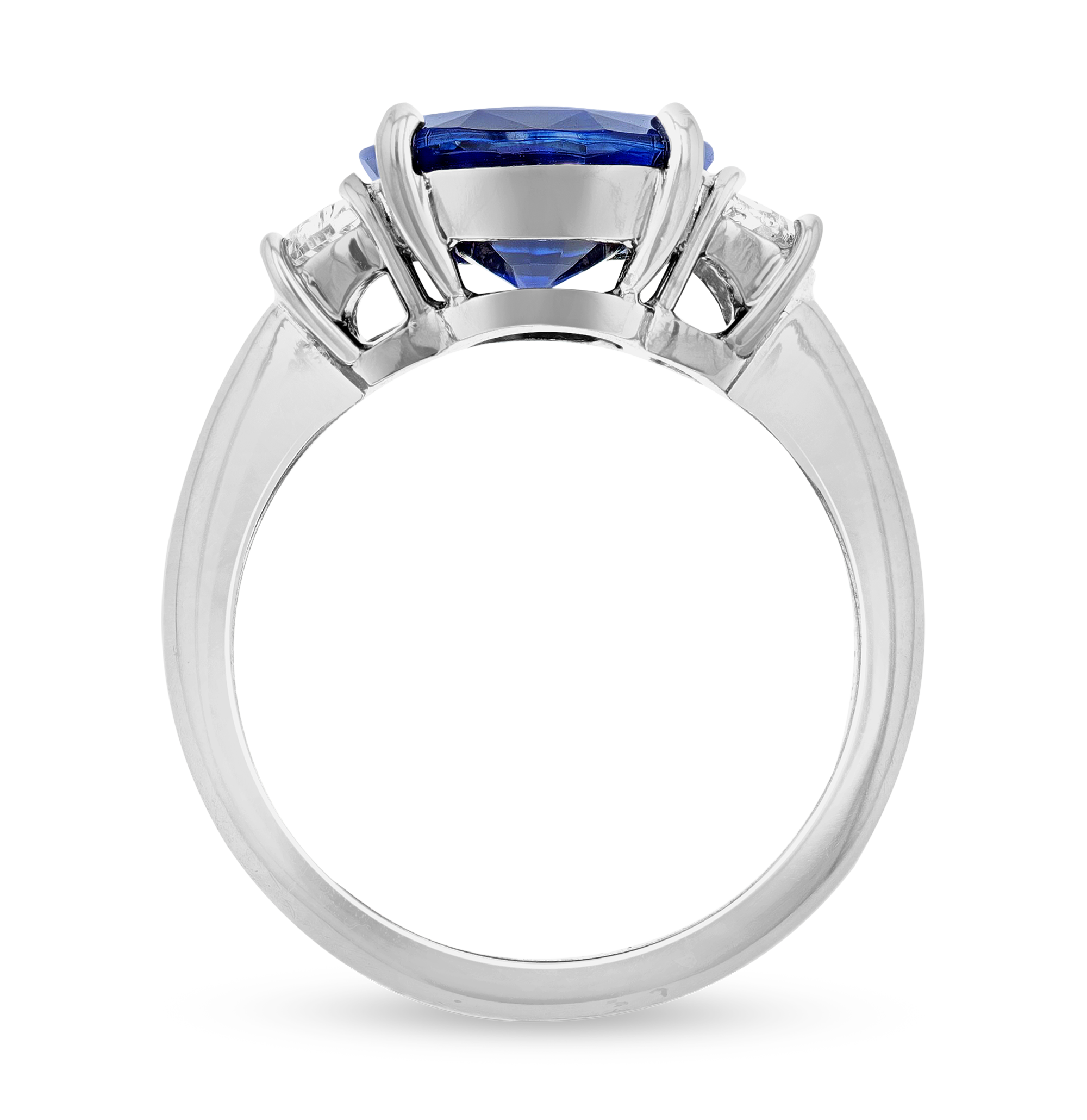 Ceylon Sapphire and Diamond Ring, 5.05 Carats