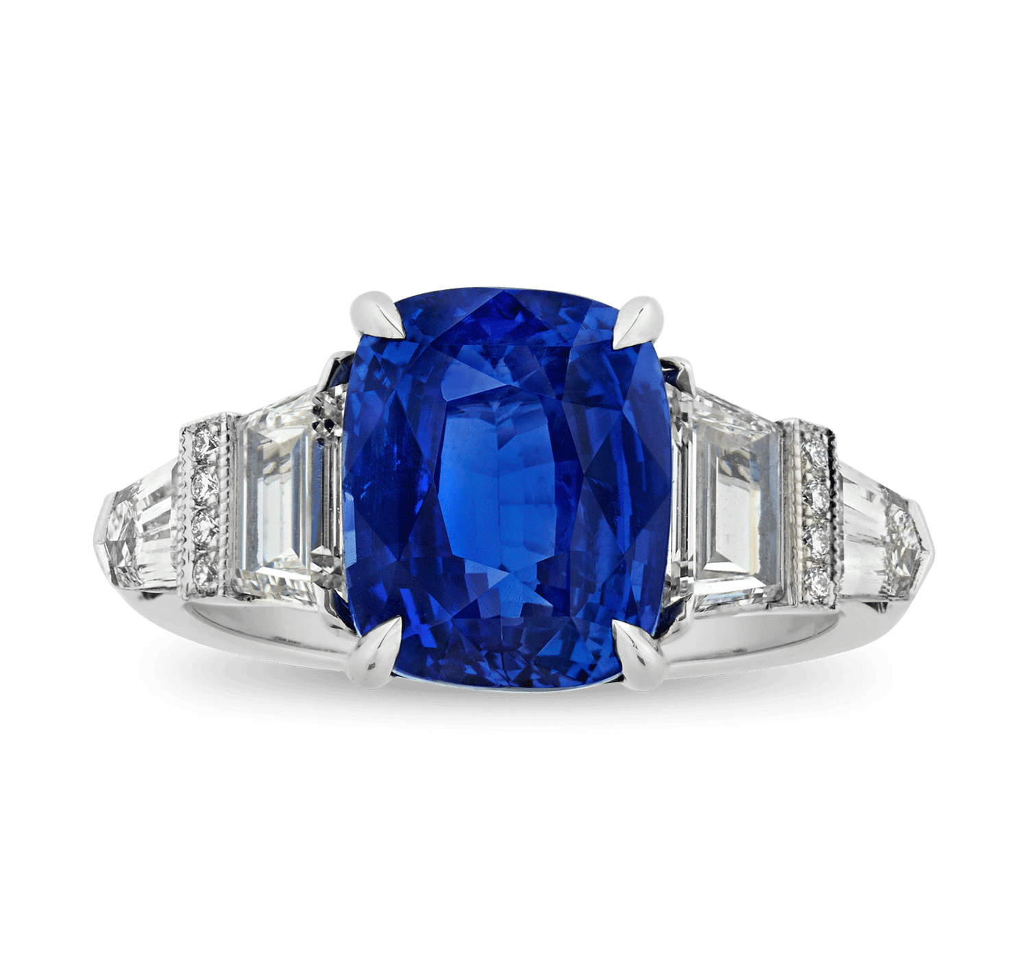 Raymond Yard Sapphire Ring, 4.60 Carats