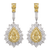 Natural Fancy Yellow Diamond Earrings, 9.03 Carats