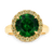 Russian Demantoid Garnet Ring, 5.72 carats