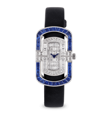 Bulgari Parentesi Sapphire and Diamond Wristwatch